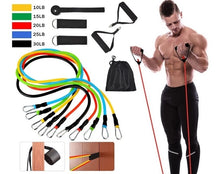 Cargar imagen en el visor de la galería, KIT BANDAS DE RESISTENCIA X 11 PIEZAS🤸♂🤸